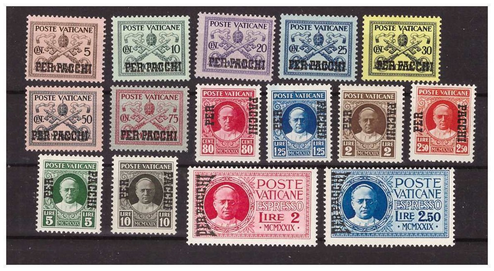 VATICAN - 1931 PACKAGES NEW SERIES * MH