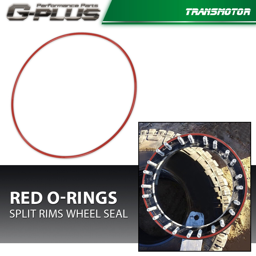 4PK Red O-Rings Military Humvee Split Rims Wheel Seal And M1101 M1102 Trailers