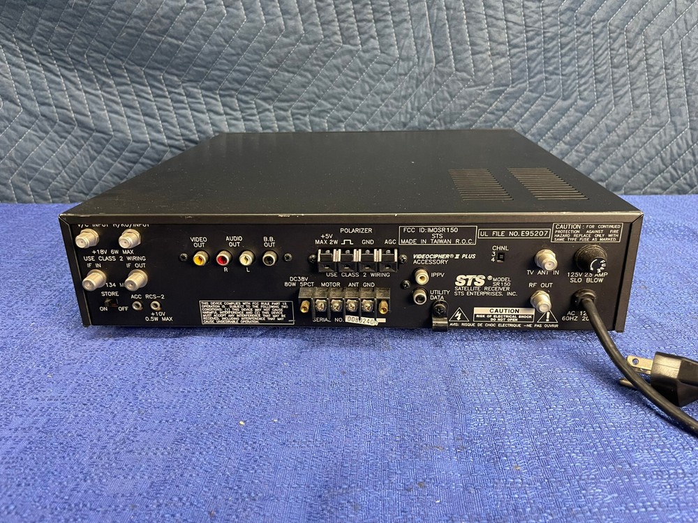 STS SR 150 Video Cipher II Plus w/ Descrambler Equipped