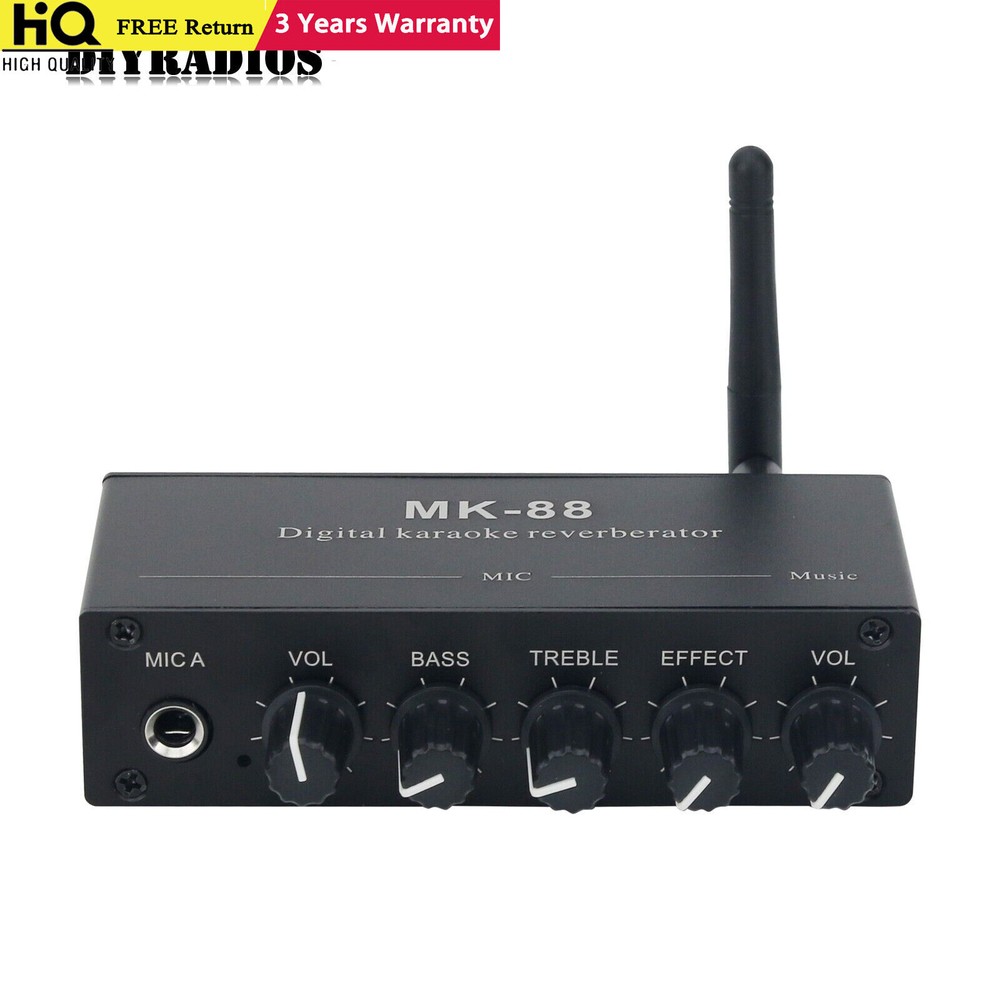 MK-88 Digital Karaoke Reverberator Bluetooth DAC Audio Decoder for Home Car KTV