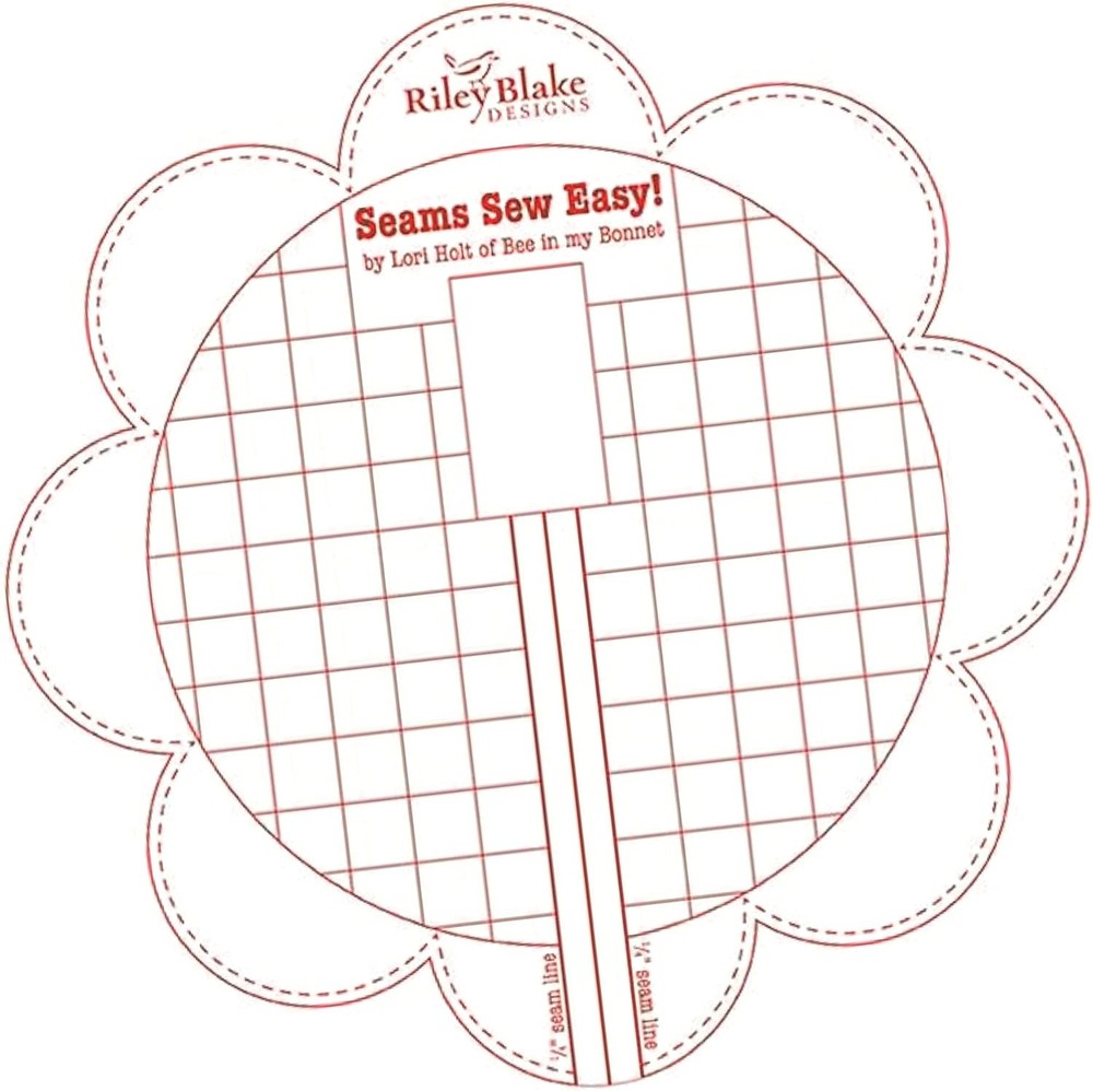 Lori Holt Seams So Easy Seam Guide Red