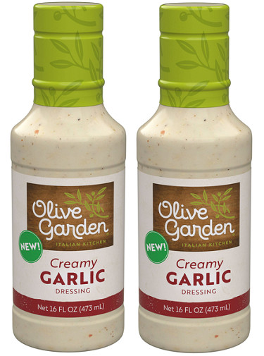 Olive Garden Creamy Garlic Dressing 2 Pack