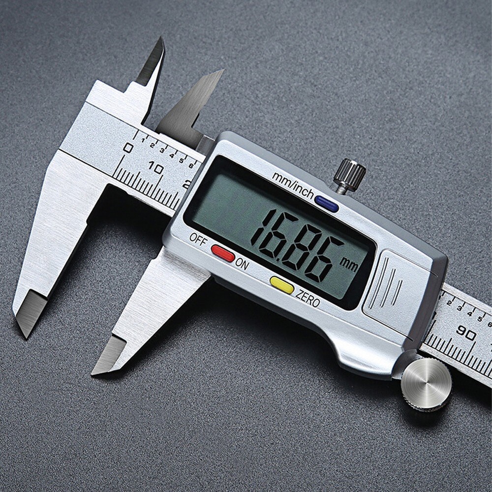 Digital Caliper Micrometer LCD Gauge Vernier Electronic Measuring Tool 6" 150mm