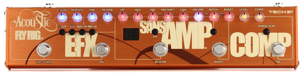 Tech 21 Acoustic Fly Rig Multi-FX Pedal
