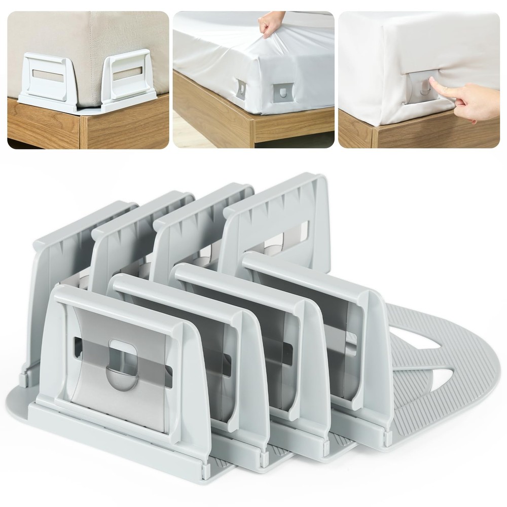 Bed Holders For Corners - Bed Lock Holder Keep Sheets Firm & Tight, Heavy Dut...