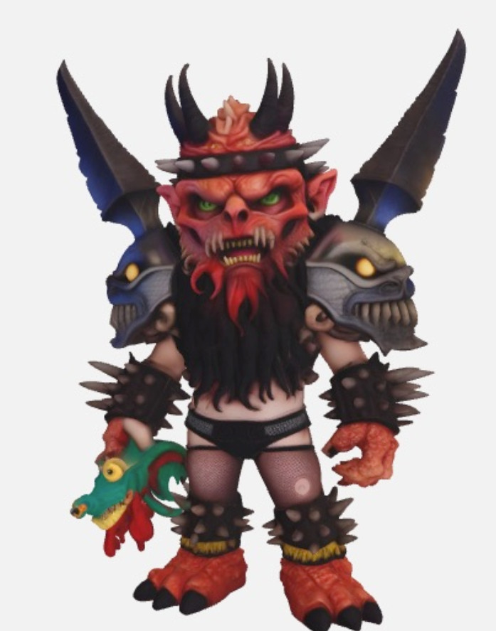 Custom 7LPro Gwar 3 inch stylized art figures collect them all
