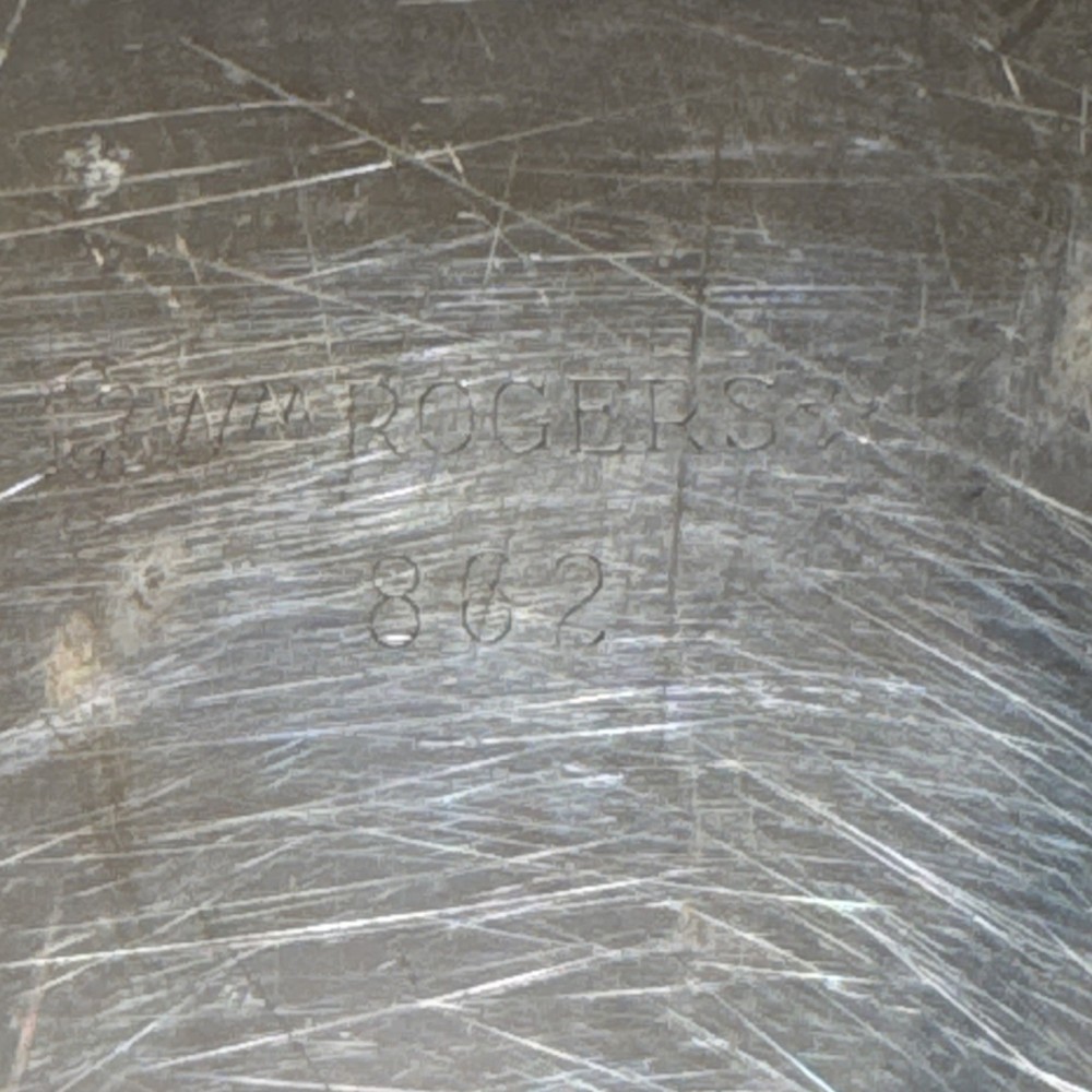Wm. Rogers Silverplate Covered Bowl 862