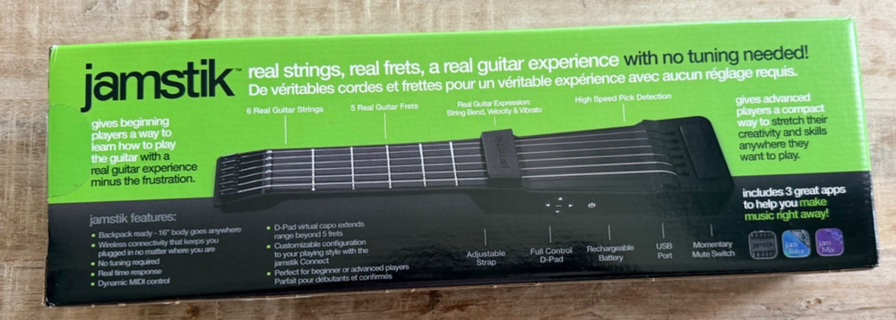 jamstik Wireless MIDI Guitar Controller for iPad iPhone Mac JSI142100