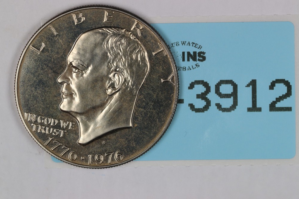 1976-S PROOF $1 IKE EISENHOWER DOLLAR EARLY US TYPE COIN RAW-3912