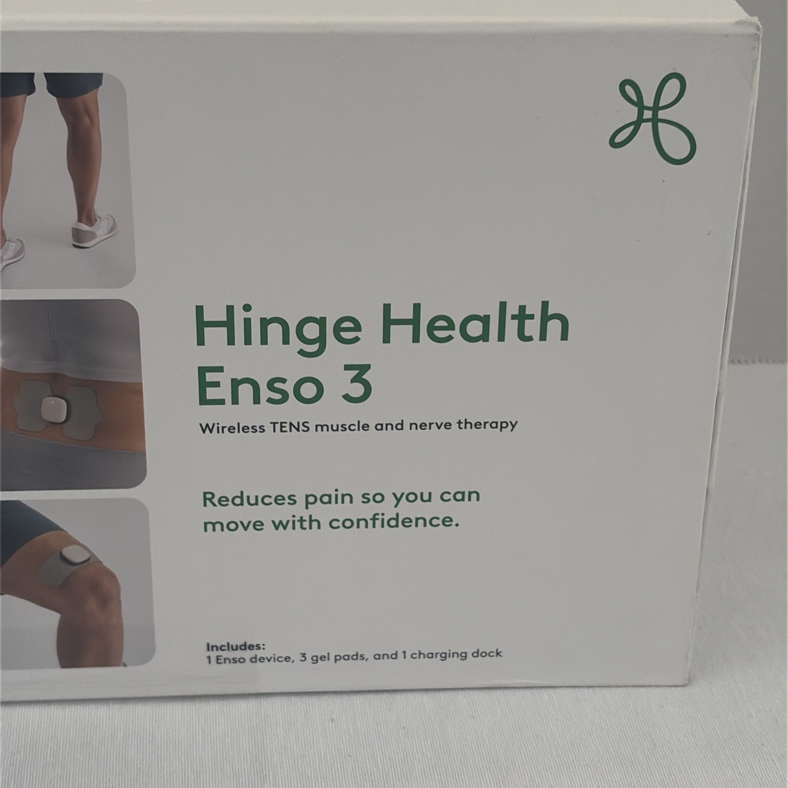 Hinge Health Enso 3 Wireless TENS Muscle and Nerve Therapy — NEW In Box Sealed