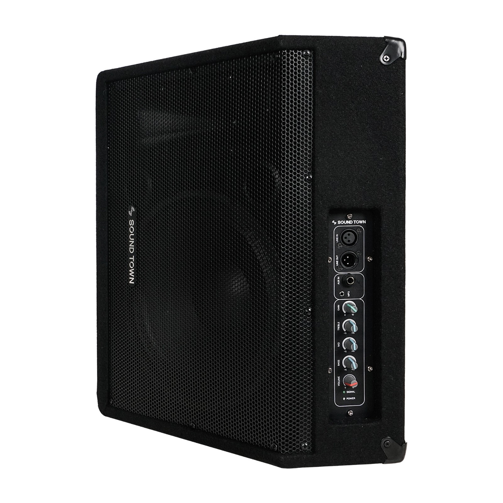 Sound Town 10" 300W Powered DJ PA Stage Monitor Active Speaker (METIS-10MPW)