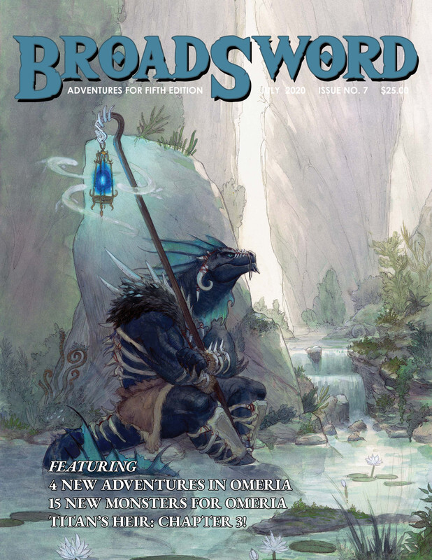 BroadSword Monthly Issue 7 D&D 5E 2020 DMDave damaged