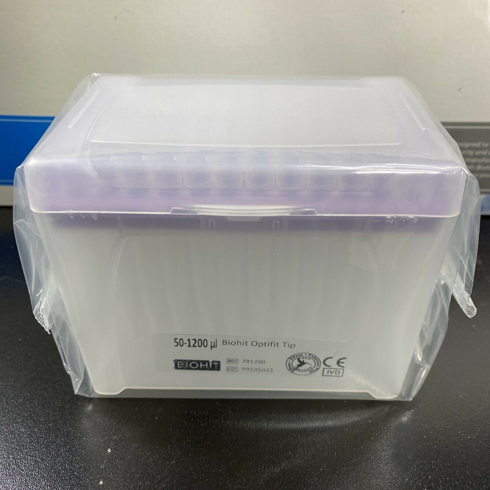 Sartorius 791200 Pipette Tips 1200 ul Optifit 3 Racks