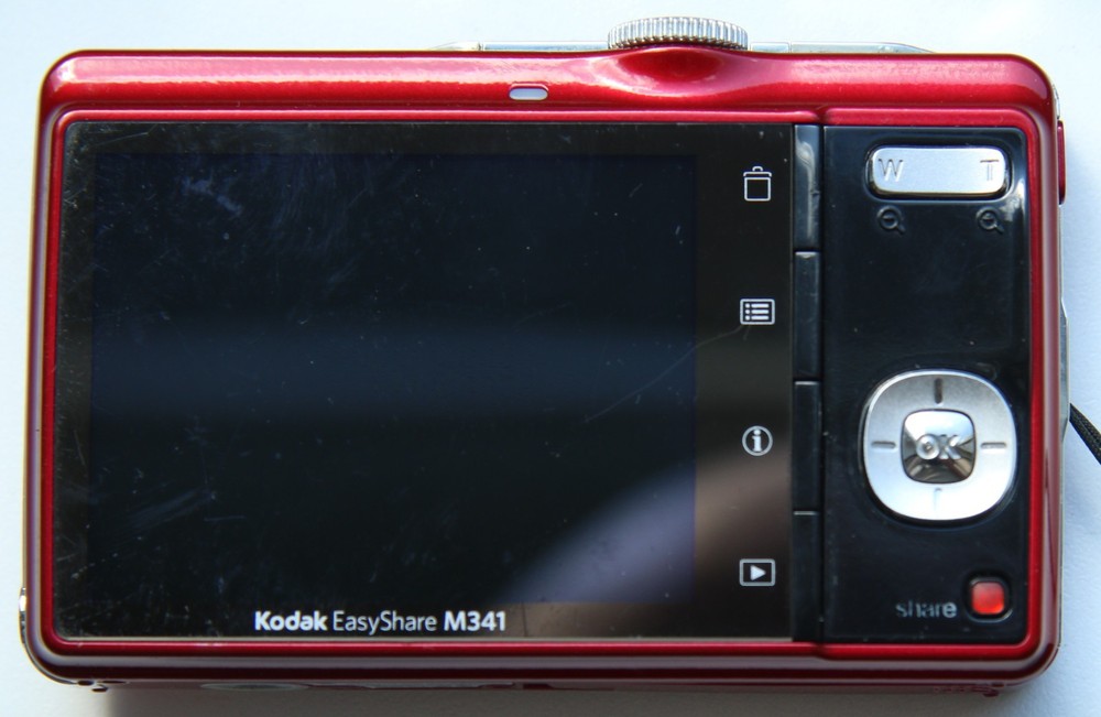 Kodak EasyShare M341 12.2MP Compact Digital Camera Red