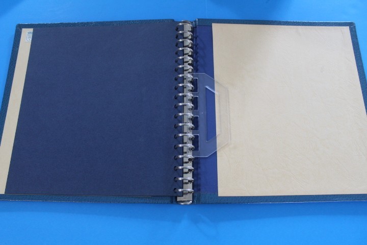 Lindner Blue 18 Ring binder with Dustcase BlueLakeStamps GREAT
