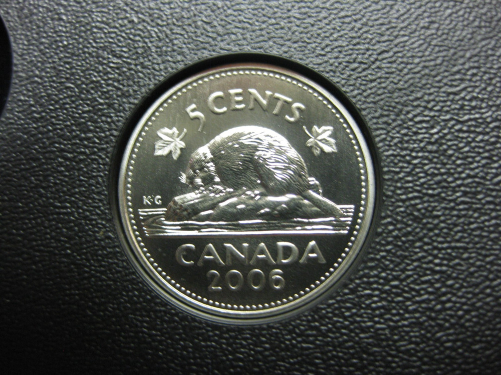 2006 Canadian Specimen Nickel ($0.05)