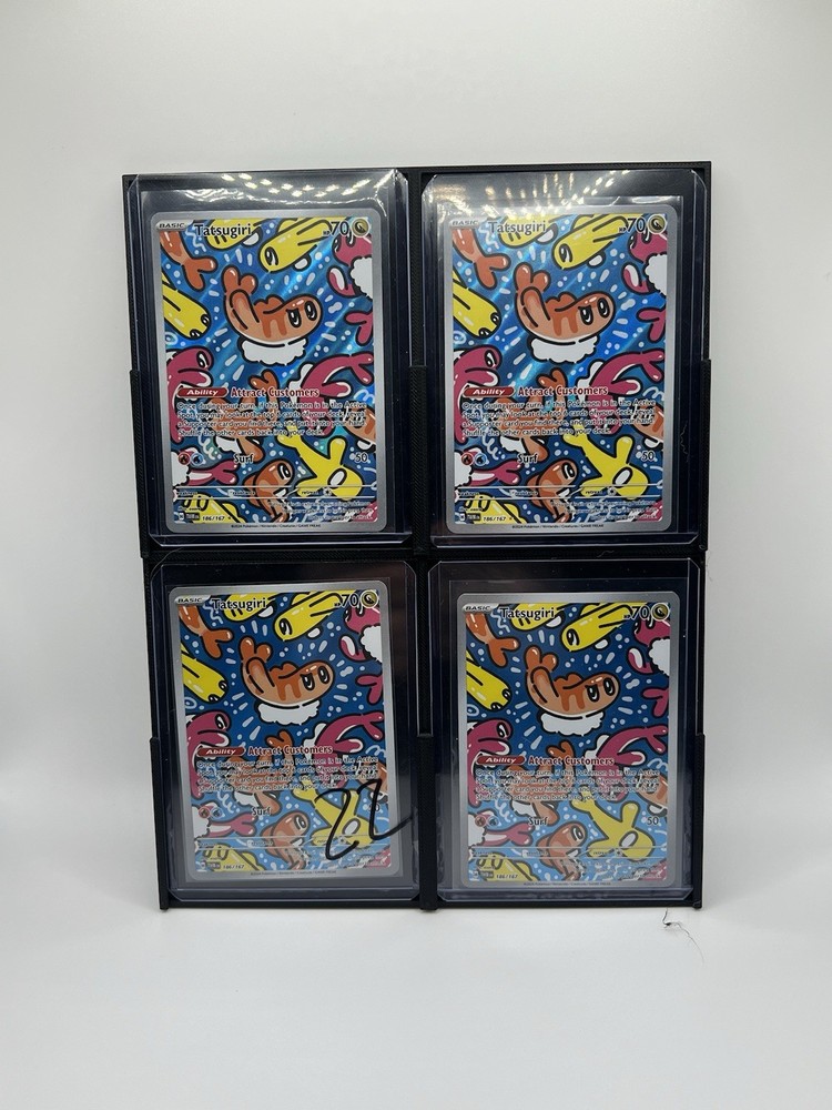 Trading Card Top Loader Wall Display
