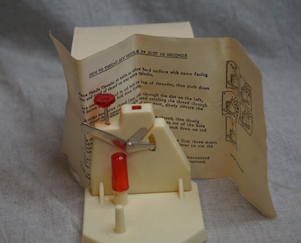 Easy Threader Machine With Instructions Style X6A Vintage