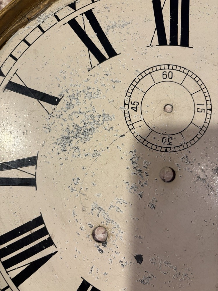 Antique Welch Verdi Clock Dial.