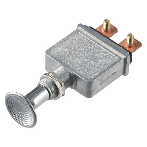 2 Pcs 2 Terminals Heavy Duty Push-Pull Switch,Heavy Duty Push-Pull-On-Off