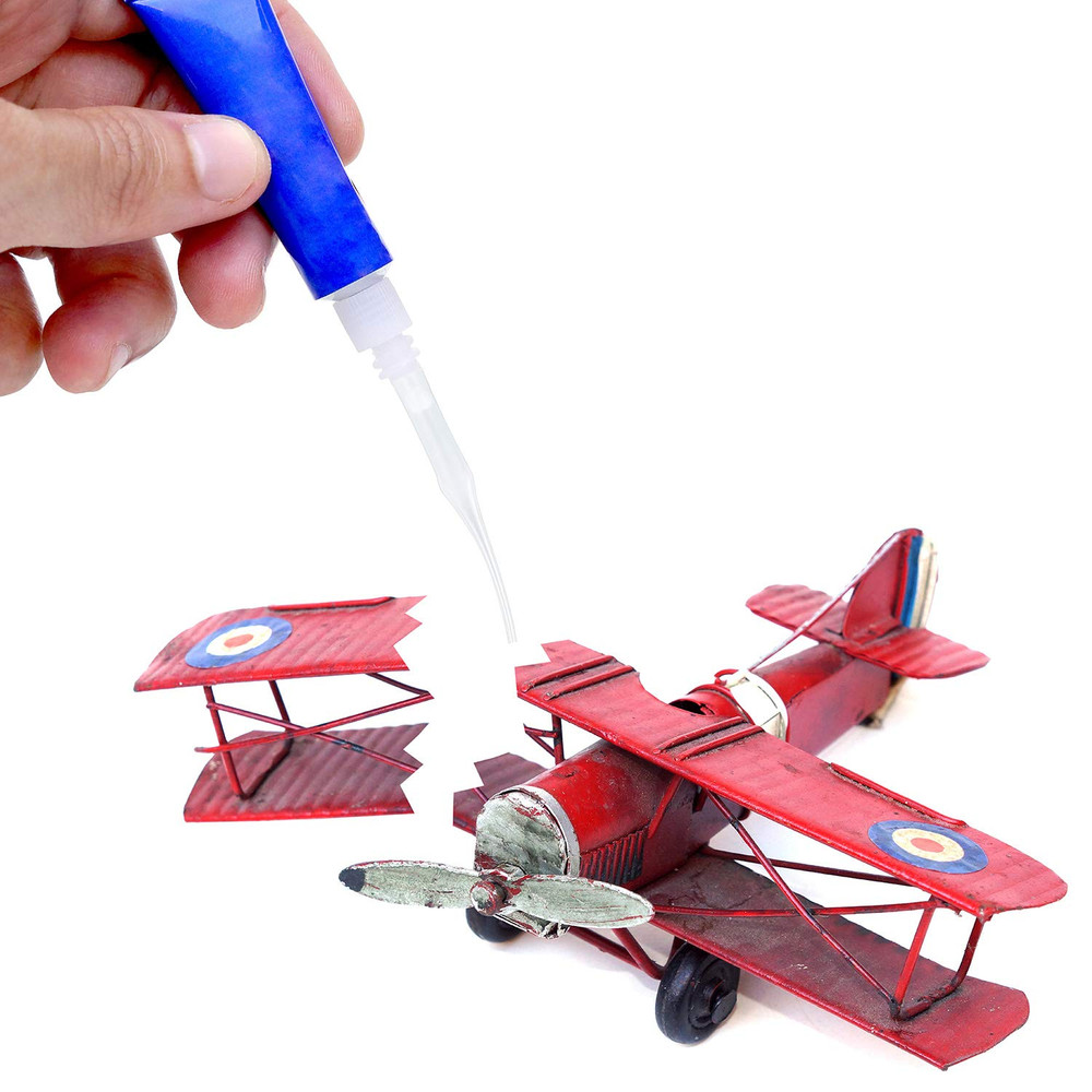 200 Pcs Micro-Tips Plastic Glue Bottle Tips Glue Extender Precision Applicator f
