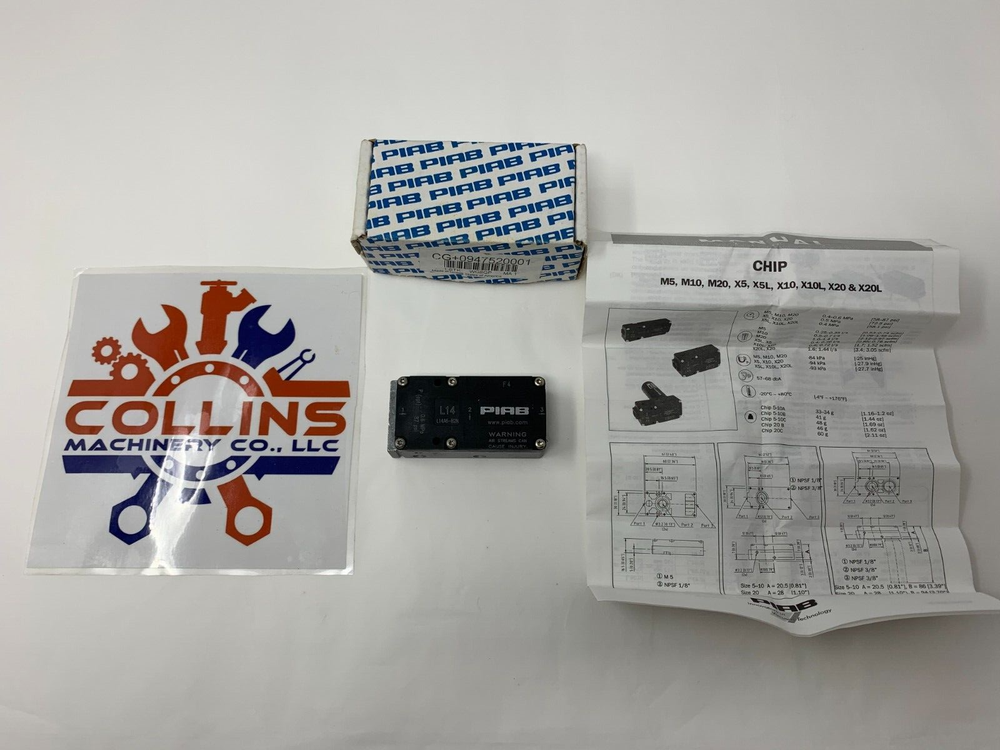 PIAB L14A6-B2N Vacuum Mini Pump L14 B2 Mini Chip Pump