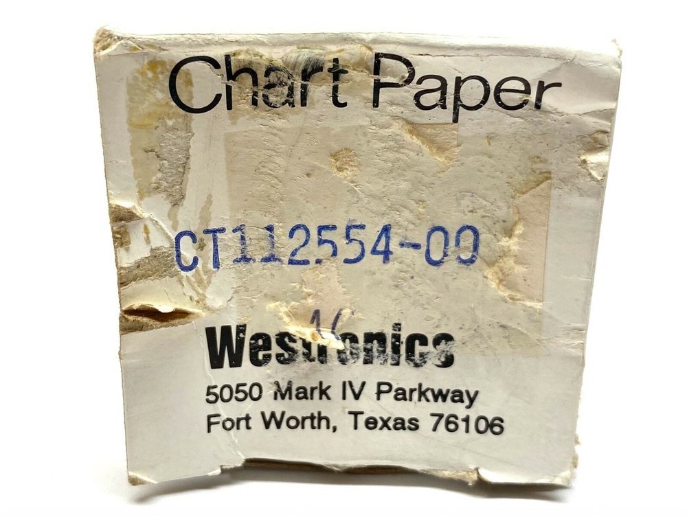 Westronics CT112554-00 Chart Paper