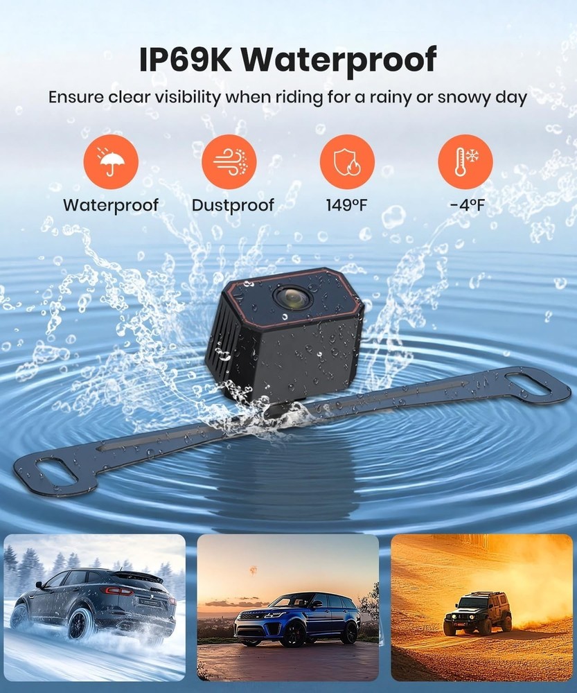 Stable Wireless Signal Back Up Camera, Night Vision