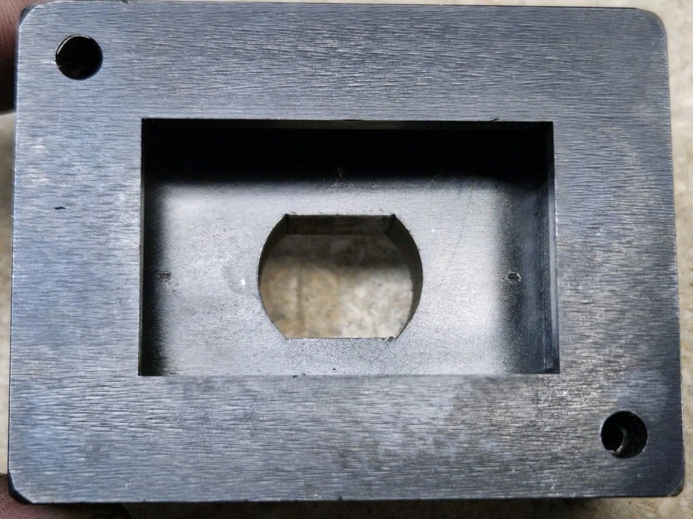 Greenlee No. rectangular punch 1" x 1.625" - U.S.A. made - rectangle