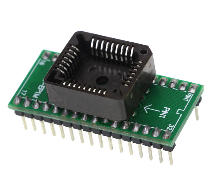 PLCC32 to DIP32 Programmer Adapter IC Socket Converter Chip Socket Module