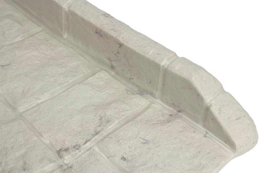 Suncast SB24 Decorative Rain Gutter Downspout Garden Splash Block Taupe (3 Pack)