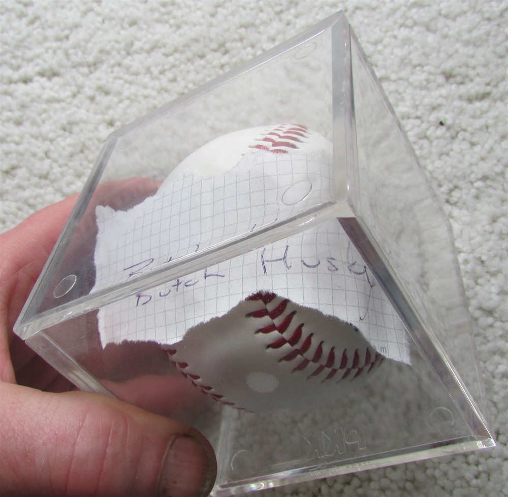 BUTCH HUSKEY SEATTLE MARINERS SIGNED MLB BASEBALL 1999