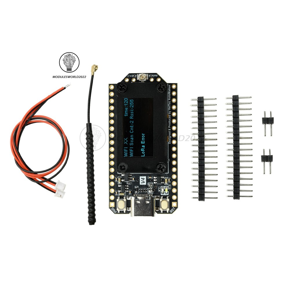 Heltec V4 ESP32 LoRa 32 WiFi 28dBm Dev Board Solar/GNSS Antenna GPS Module
