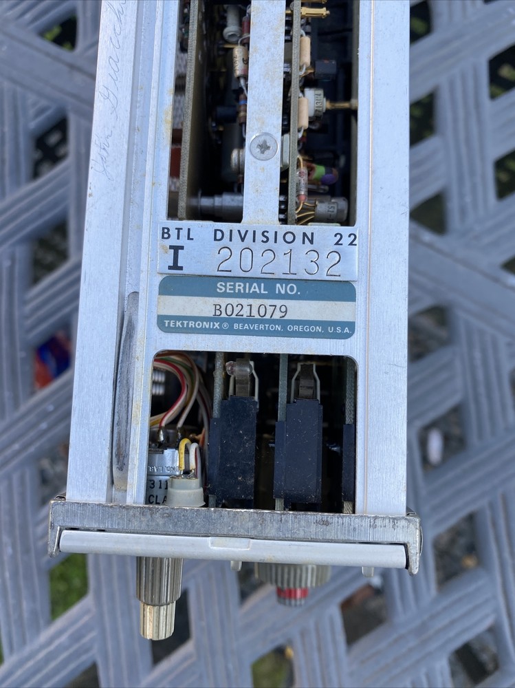 Tektronix 7B92 Dual Time Base Plug In Module Serial No : B021079