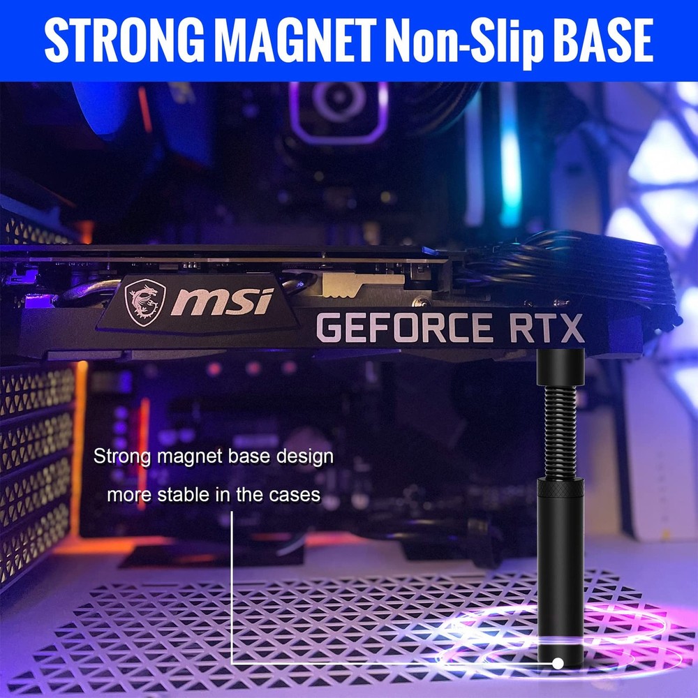 GPU Support Bracket, Graphics Video Card Brace with Height Adjustable, Anti S...