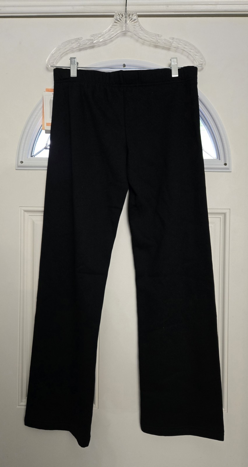 NWT C9 Champion Semi Fitted Sweatpants Women XS Black Low Rise Fleece Straight