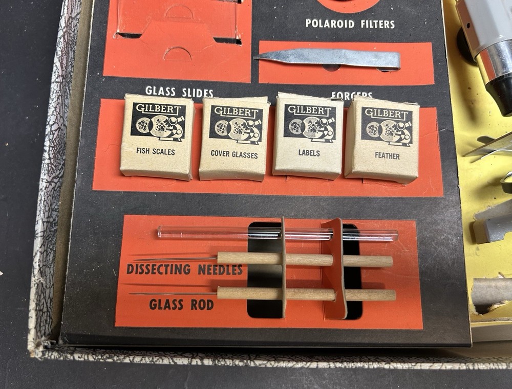 Gilbert Junior Microscope And Lab Set No. 13013