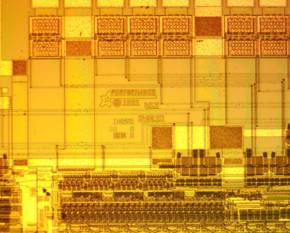 6” Silicon Wafer Performance Semiconductor MIPS PR3400 CPU & FPU.