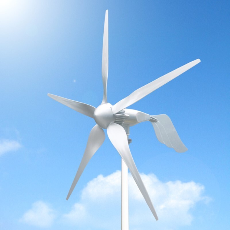 Hurricane HYE Pegasus HY-1500L/48V 1500W 48V Wind Turbine Kit, 5 Blades, Flange