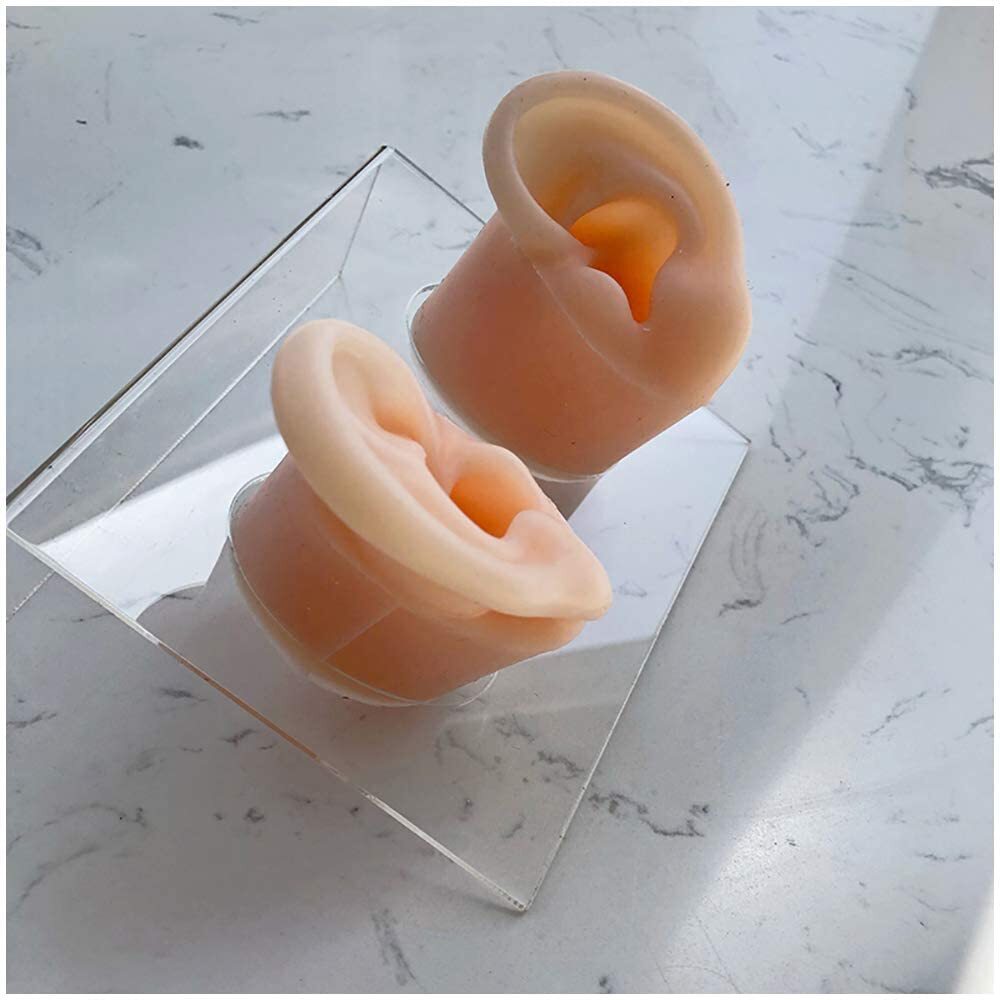 Simulation Silicone Ear Model - Soft Silicone Artificial Ear Model Ear Picking