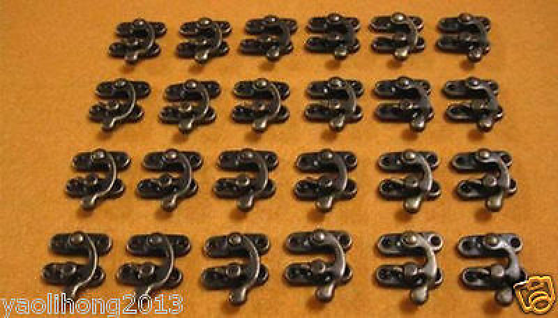 Latch, catch, clasp, pivot swing box hook with matching screws