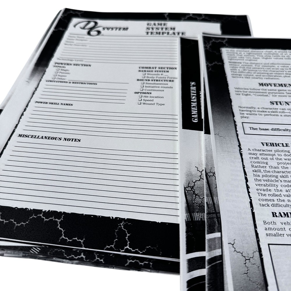 The D6 System, West End Games Universal Roleplaying Core Rules Fair Condition