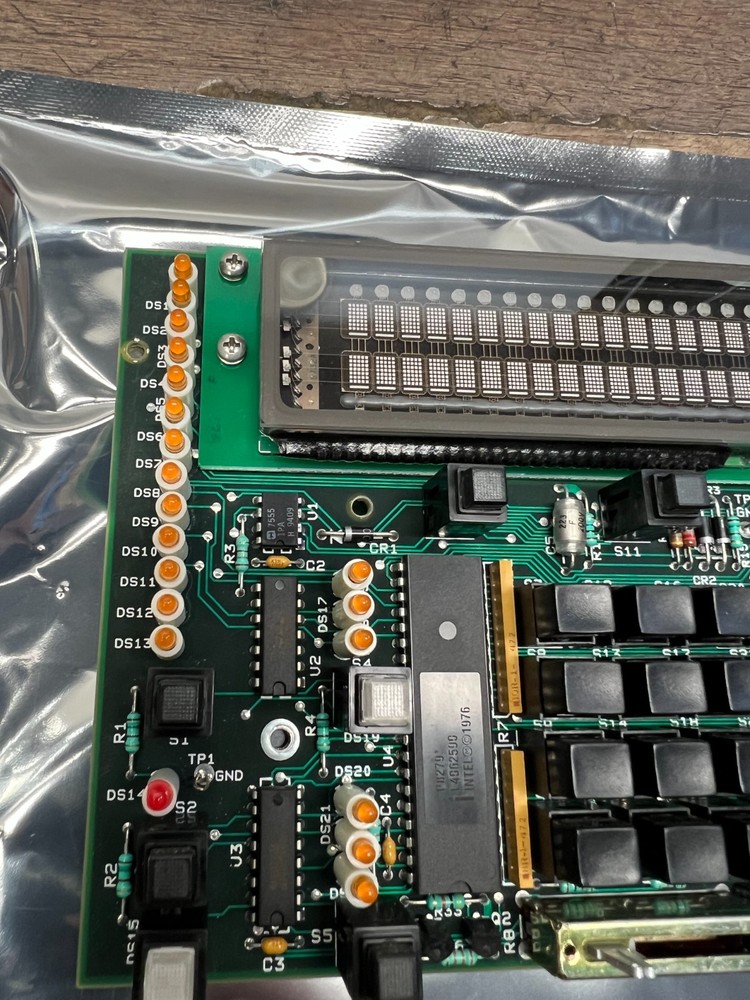 Vintage Intel 8279 keyboard and display controller board
