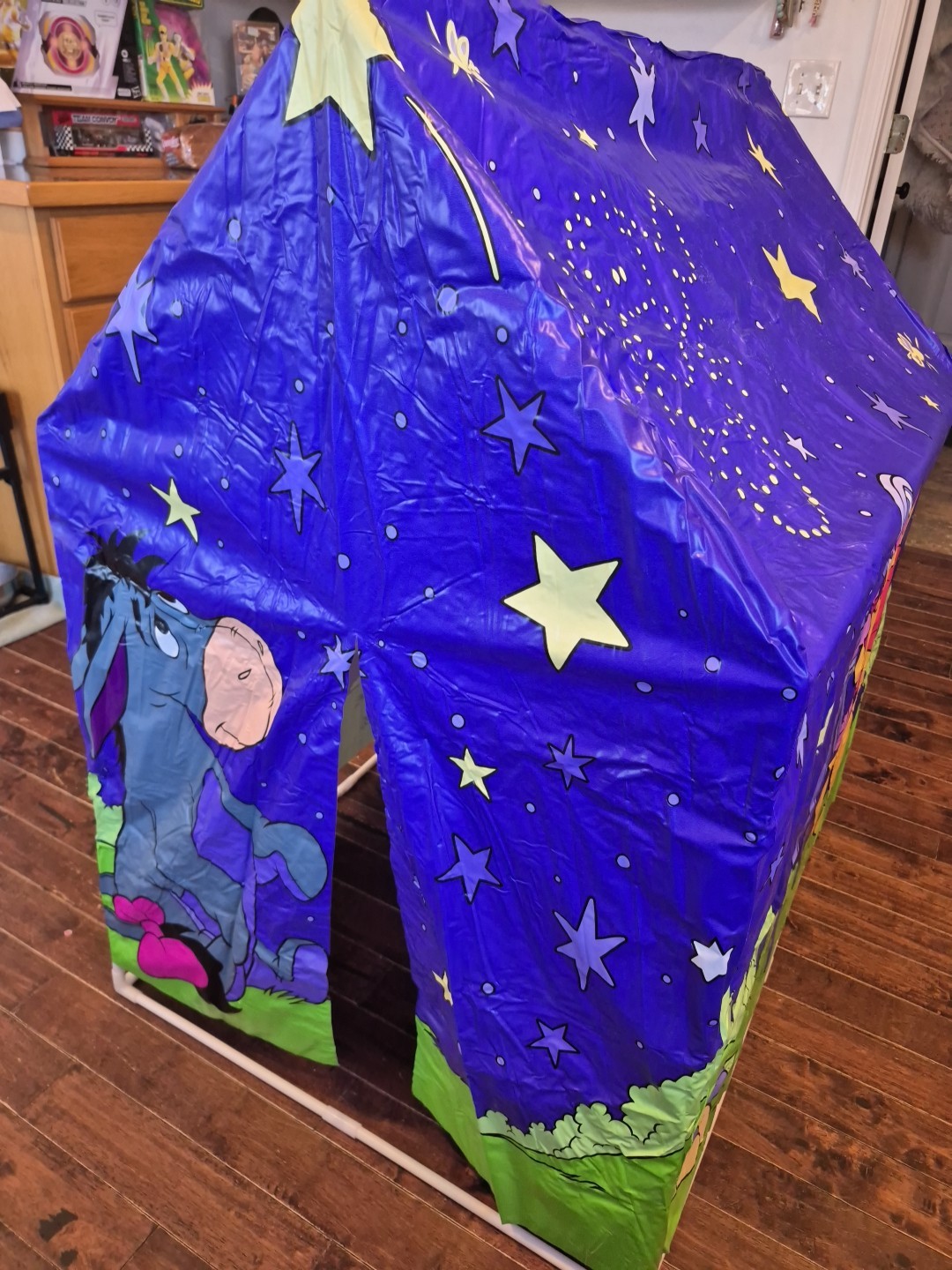 Vintage Disney Winnie The Pooh Playhouse Tent Glow In The Dark - Rare -