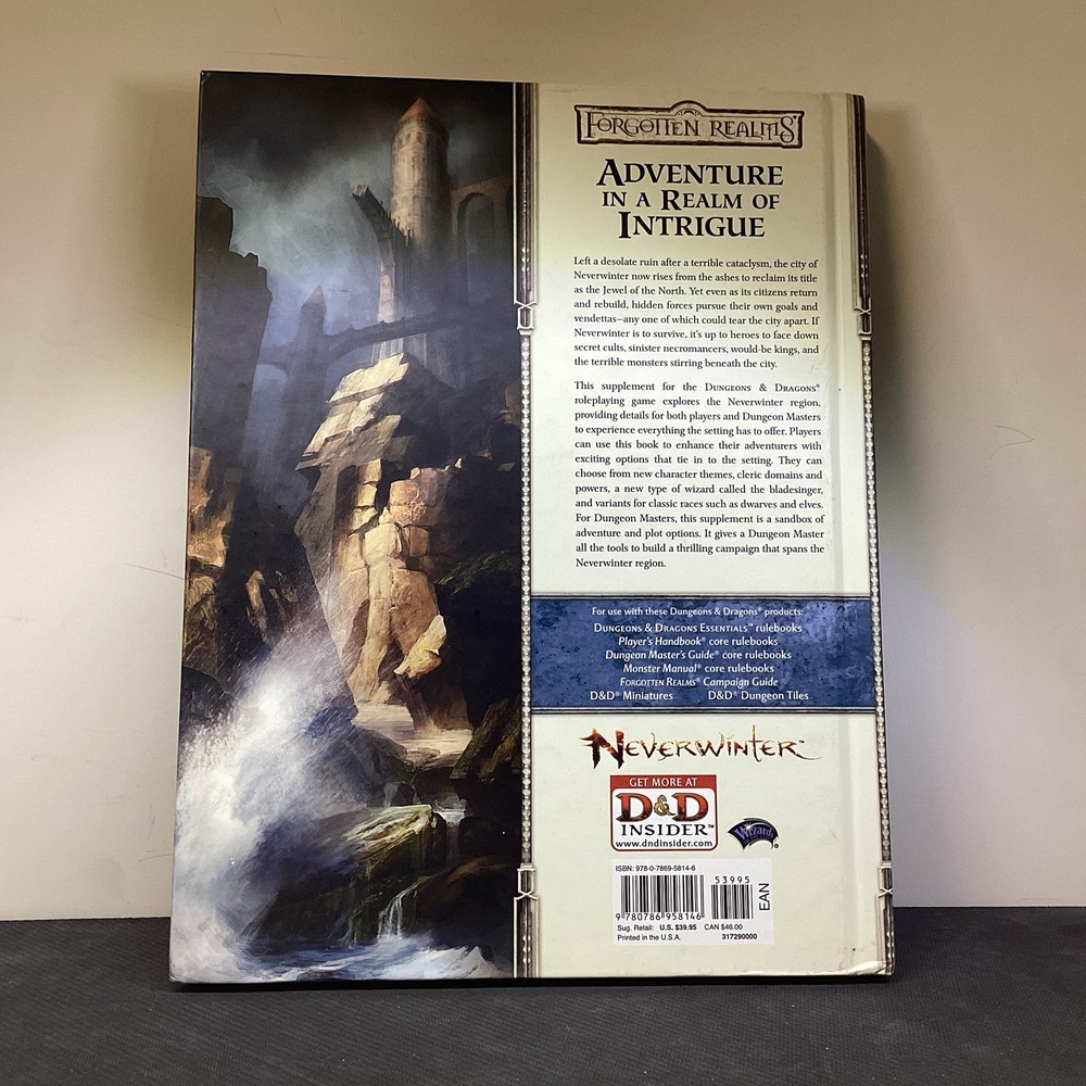 Dungeons & Dragons Neverwinter Campaign Setting Sourcebook MS121426