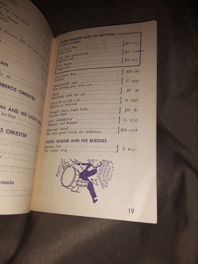 RCA Swing Records Catalog 1950 (Germany)