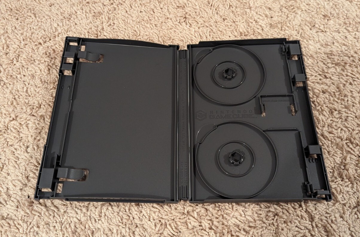 Official Nintendo Gamecube Double Disc Replacement Case