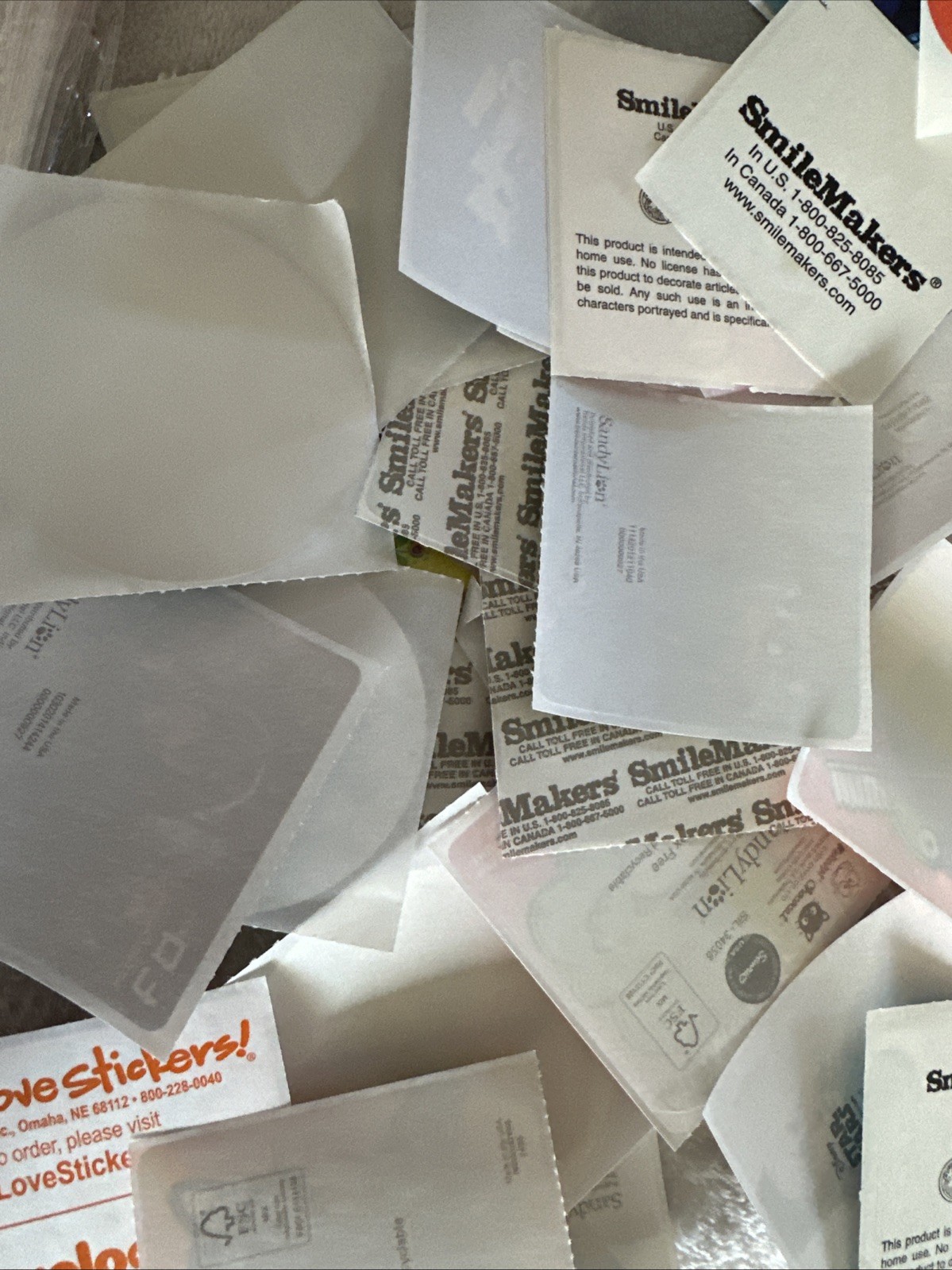 Modern/Vtg Smilemakers Doctor Office Stickers Lot 12 Random Surprise Characters