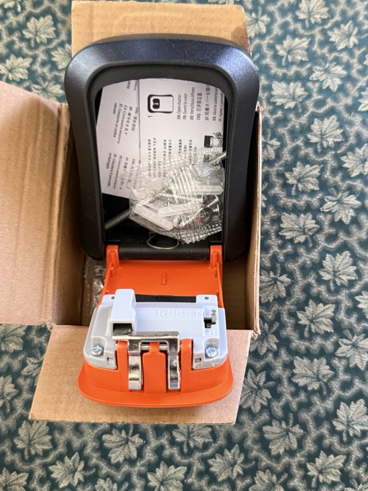 Combination lock box for keys