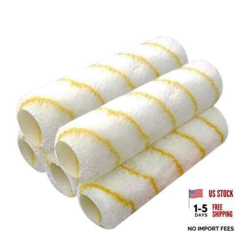 - Paint Roller Covers - 1/2 X 9 Inch Microfiber 5 Pack